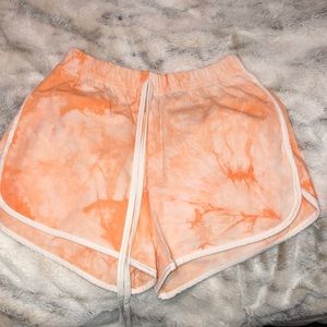 Tie dye shorts